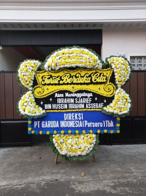 Papan Bunga Duka di Pringgabaya